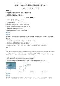 四川省成都市新都一中2024-2025学年高三上学期第二次精准化考试物理试卷（Word版附解析）