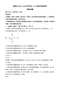 广东省清远市清新区四校联考2024-2025学年高二上学期12月期末模拟物理试题（Word版附解析）