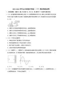 2023-2024学年山东省临沂市高二(下)期末物理试卷