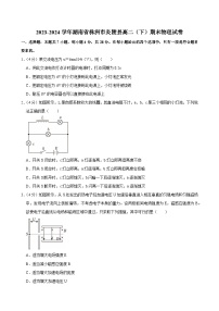 2023-2024学年湖南省株洲市炎陵县高二（下）期末物理试卷