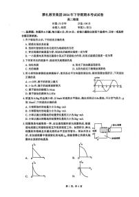 湖南省长沙市雅礼中学2024-2025学年高二上学期期末考试物理试卷