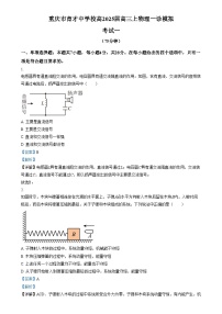 重庆市育才中学2025届高三上学期一模物理试卷（Word版附解析）