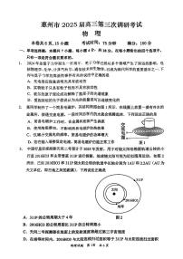 广东省惠州市2024-2025学年高三高考三调考试 物理试卷（原卷+参考答案）