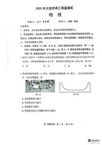 辽宁省大连市2024-2025学年高三上学期期末双基测物理试卷及答案