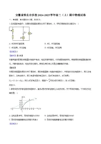 安徽省淮北市多校2024-2025学年高二（上）期中物理试卷（含解析）