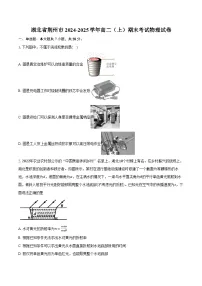湖北省荆州市2024-2025学年高二（上）期末考试物理试卷