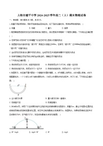 上海市建平中学2024-2025学年高二（上）期末物理试卷