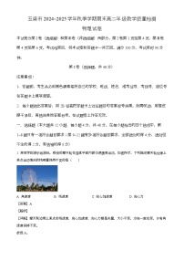 云南省玉溪市2024-2025学年高二上学期末期教学质量检测 物理试题（解析版）