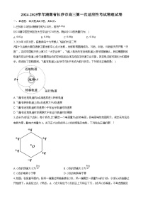 湖南省长沙市2024-2025学年高三上学期第一次适应性考试物理试卷（Word版附答案）