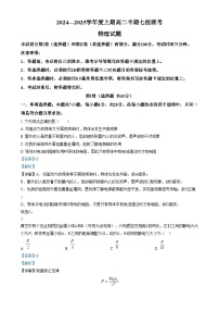 重庆市七校联盟2024-2025学年高二上学期12月月考物理试卷（Word版附解析）