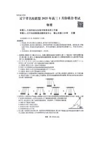 2024-2025学年辽宁省名校联盟高一上学期1月期末联考（图片版）物理试卷