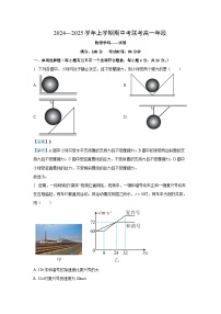 福建省泉州市四校联考2024-2025学年高一上学期11月期中考试物理试题（解析版）