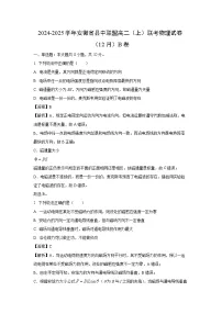 安徽省县中联盟2024-2025学年高二上学期12月联考试卷物理试题（B卷）（解析版）