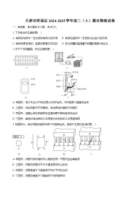 天津市河西区2024-2025学年高二（上）期末物理试卷（含解析）