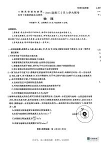 湖南省三湘名校教育联盟五市十校教研教改共同体2025届高三下学期2月入学大联考-物理试题+答案