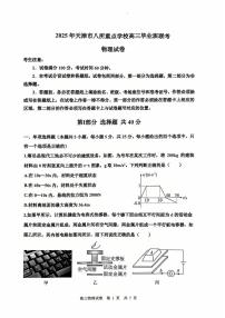 天津市八校联考2024-2025学年高三上学期期末物理试卷