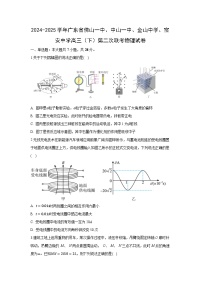 广东省佛山一中、中山一中、金山中学、宝安中学2024-2025学年高三下学期第二次联考物理试题（解析版）