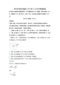 2024-2025学年四川省名校联盟高三上学期12月联考物理试卷（解析版）