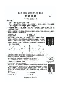 物理-2025届重庆市南开中学高三下学期2月第六次质量检测试题