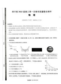 2025届四川省高三下学期高考模拟第一次教学质量联合测评-物理试题+答案