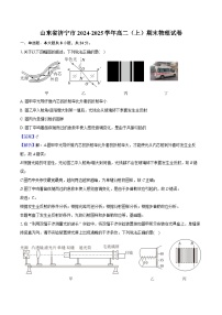 山东省济宁市2024-2025学年高二（上）期末物理试卷