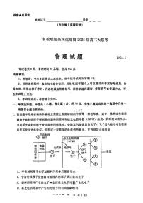 福建省名校联盟全国优质校2024-2025学年高三下学期2月大联考物理试卷