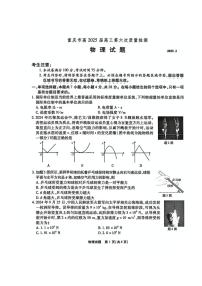 2025届重庆市南开中学高三下学期2月第六次质量检测物理试卷（含答案）