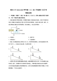 重庆市第八中学2024-2025学年高二上学期第二次月考物理试题（Word版附解析）
