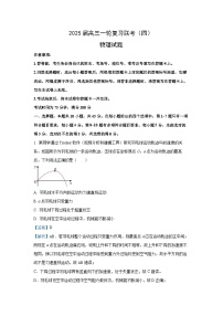甘肃省武威市凉州区2024-2025学年高三(上)1月期末物理试卷（解析版）
