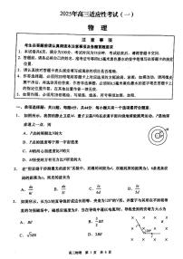 2025届江苏省南通如皋市高三高考模拟下学期1.5模-物理试题+答案