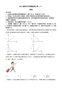 河北省2025届高三上学期新高考单科模拟综合卷（三）物理试卷及参考答案