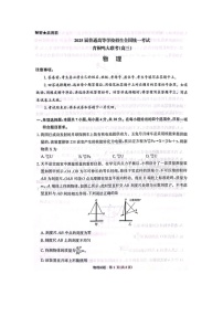 河北省2024-2025学年高三(下)模拟预测（图片版）物理试卷