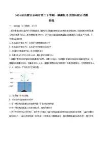 2024届内蒙古赤峰市高三下学期一模模拟考试理科物理试题【含解析】