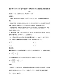 广东省潮州市2024-2025学年高二上学期期末教学质量检测物理试卷(解析版)