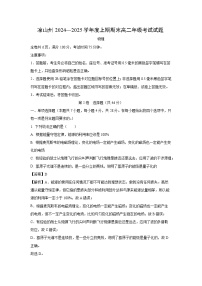 四川省凉山州2024-2025学年高二上学期期末物理试卷（解析版）