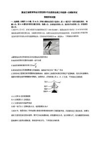 2025黑龙江省教育学会示范性高中专业委员会高三下学期第一次模拟考试物理PDF版含答案