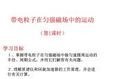 人教版 (2019)选择性必修 第二册带电粒子在匀强磁场中的运动课堂教学ppt课件