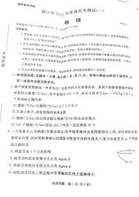 广东省2025届湛江市高三第一次模拟考试-物理试题+答案