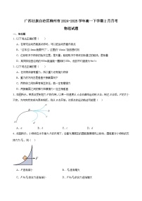 广西壮族自治区柳州市2024-2025学年高一下学期开学检测物理试题（Word版附答案）