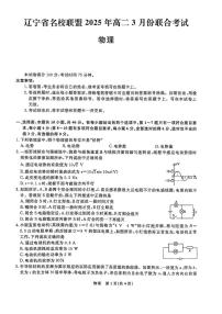 辽宁省名校联盟2024-2025学年高二下学期3月联合考试物理试题（含答案）