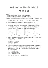 2025南京、盐城高三下学期3月一模试题物理含答案