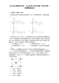 2025届云南省红河州、文山州高中毕业生第二次复习统一检测物理试卷