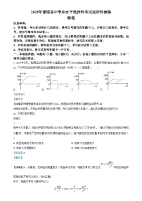 2025年1月八省联考高考综合改革适应性测试——高三物理试题（Word版附解析）（陕西）