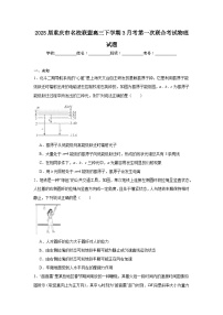 2025届重庆市名校联盟高三下学期3月考第一次联合考试物理试题（无答案）