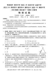 湖北省十一校2025届高三下学期3月第二次联考-物理试题+答案