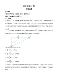 2025届湖南省长沙市望城区第二中学高三下学期一模物理试题（原卷版+解析版）