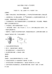 广东省部分学校2024-2025学年高三下学期3月联考 物理试题（含解析）