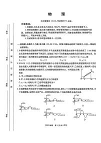 2025届安徽省皖北协作区高三下学期一模物理试题（含答案）