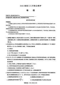 2025年湖北圆创高三下学期3月物理试题及答案
