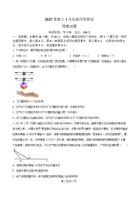 黑龙江省哈尔滨市重点三校（一中、六中、九中）2024-2025学年高三上学期1月期末联考物理试题（Word版附解析）